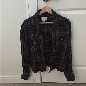 American Eagle | Plaid Button-Up Shirt